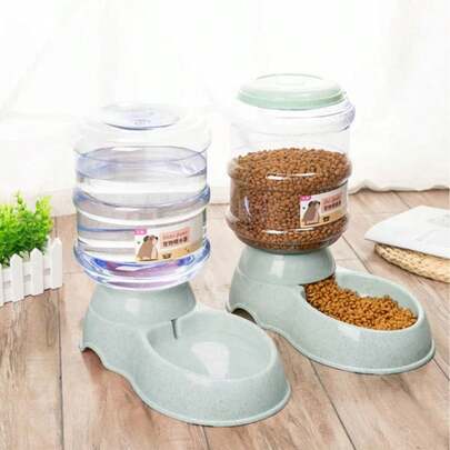 Máy phân phối thức ăn và nước uống tự động cho chó mèo, dung tích lớn 3.8L