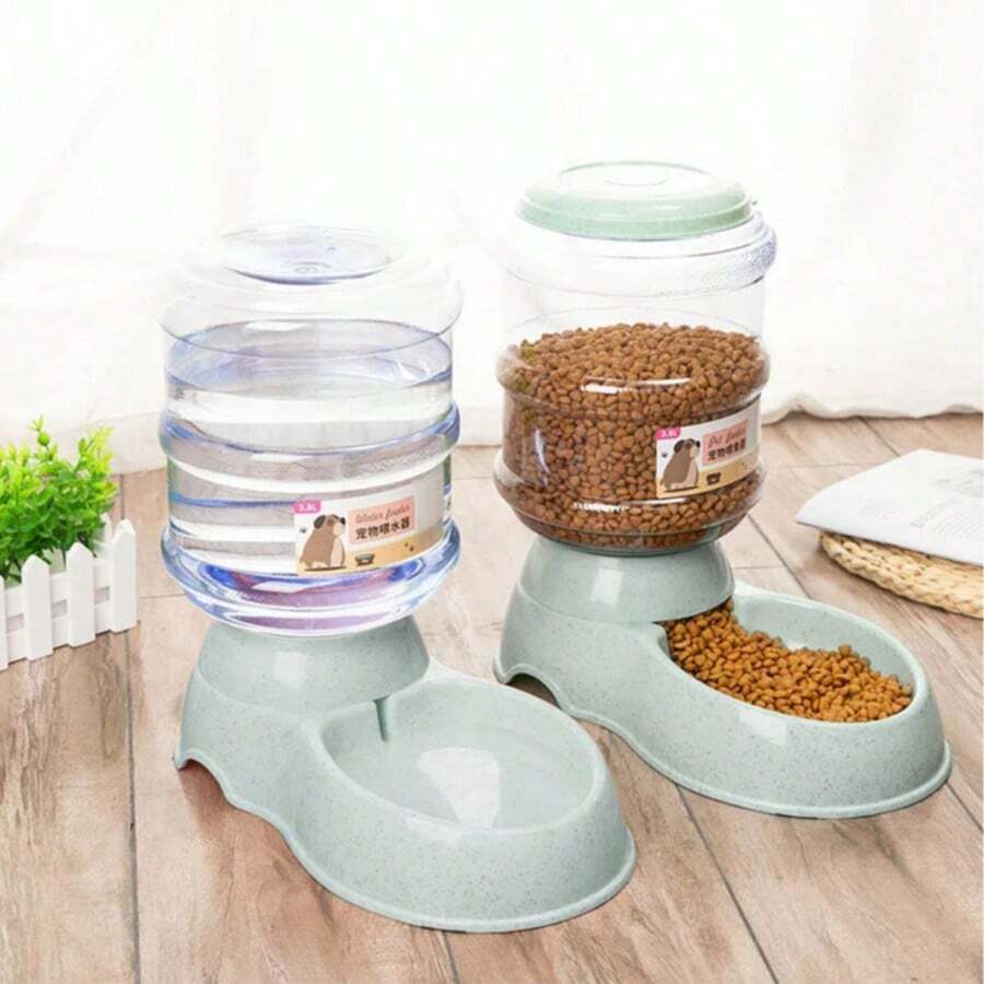 Máy phân phối thức ăn và nước uống tự động cho chó mèo, dung tích lớn 3.8L - 3.8L - Xem 1