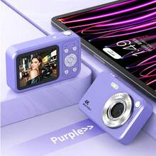 4K 自動對焦數位相機附 32GB 記憶卡，64MP 輕巧定焦數位相機，16倍變焦與影像防震，聖誕節、萬聖節、感恩節禮物，生日禮物 - H12 - 查看 11