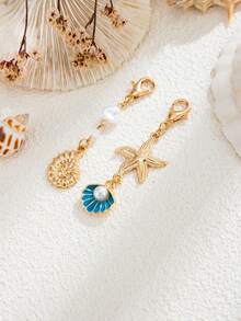 Bộ 2 mặt dây chuyền hình sao biển, sò điệp, vỏ sò, thích hợp đeo cùng dây chuyền bikini, gợi cảm, quyến rũ, phù hợp cho kỳ nghỉ biển, tiệc tùng, thường ngày, hẹn hò, lễ hội dành cho nữ. Dây chuyền bikini đa năng dành cho nữ. - Chuỗi cơ thể - Xem 7