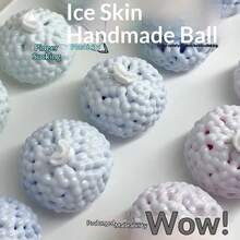 1 st. Squishy Mochi-klämleksak, handgjord mjuk stresslindrande boll, långsamt återstudsande klämleksak, perfekt present till födelsedag, högtider - Multifärgad - Visa 4