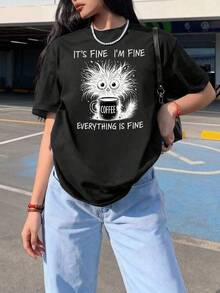 Women T-Shirts - 黑色 - 查看 8