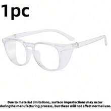 1 par de gafas de manicura a prueba de polvo - Lente transparente/rosa/negro, diseño a prueba de viento, herramienta de protección ocular para el cuidado de uñas finas, accesorio de pedicura, marco de plástico ligero y duradero, estilo de moda, resistente y duradero, esencial de belleza - Multicolor - Ver 13