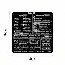 Waterproof Keyboard Shortcut Stickers, Windows/Apple Universal, Word Function Key Reminder Stickers, Applicable For Windows/Apple Computers, Word Universal Keyboard Stickers - Multicolor - View 10