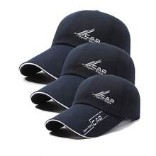 3pcs Men's Vintage Style Patch Decor Baseball Cap - B - View 10