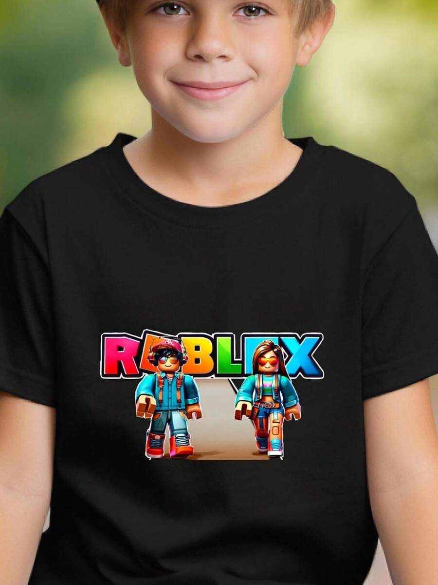 ROBLOXS Shirt, ROBLOXS, ROBLOXS Tee, Kids ROBLOXS, ROBLOXS Guest Shirt, ROBLOXS Gifts, ROBLOXS Birthday Gift, ROBLOXS Youth Shirt Summer Clothes,Summer Tops,Summer Outfits,Cute Tops,Black Top,Spring Break Outfits,Spring Tops,Graphic Tee,Family Matching Outfits,Tops For Women,Mens Clothes,Men Shirts,Boys Clothes,Girls Clothes,Tween Girl Clothes,Shirts For Teen Girls,Toddler Boy Clothes,Couple Matching Outfits Vacation,Graphic T Shirts - 黑色 - 查看 1