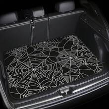 Tapete para porta-malas com estampa de leopardo (1 peça), impermeável, à prova de poeira e resistente a arranhões, acessório interno para veículos, adequado para SUVs, sedãs e hatchbacks - Base antiderrapante, durável - Fácil de limpar e manter. - Tapete para porta-malas do carro - Ver 7