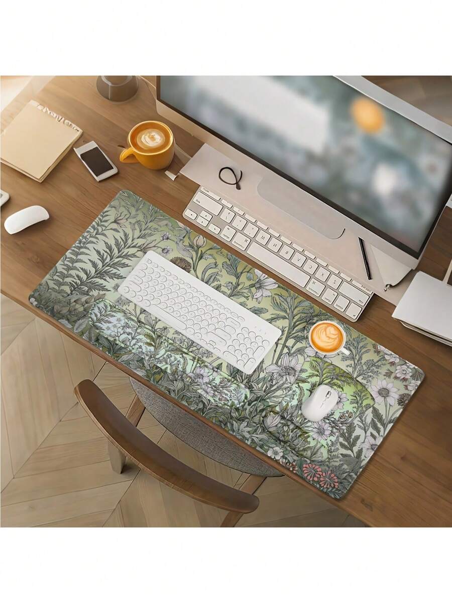 Bộ 4 món lót chuột hình nơ - Bao gồm: Tấm lót chuột lớn 90*40cm + Tấm kê cổ tay bàn phím + Tấm kê cổ tay cho tấm lót chuột + Đế lót ly. Có 7 kiểu dáng. Thiết kế tấm kê cổ tay công thái học, đáy chống trượt, phù hợp với nhiều môi trường văn phòng khác nhau. - Xem 1