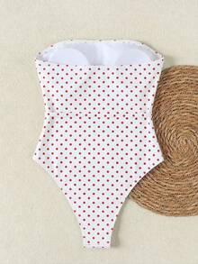 Bộ bikini trắng không dây dành cho nữ, mùa hè và xuân 2026, ôm sát eo, đồ bơi gợi cảm cho kỳ nghỉ biển. - Nhiều màu - Xem 4