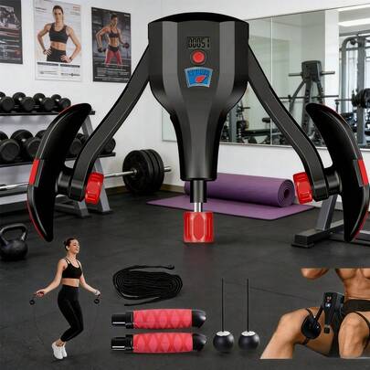 1 Set Leg Clamp Machine, Kegel Trainer with 60KG Resistance for Beautiful Legs, Thigh Slimming Device, Pelvic Floor Muscle Fitness Equipment, Suitable for Both Men And Women with Straps