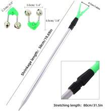 5pcs Adjustable Telescopic Fishing Rod Holder, Aluminum Alloy Fishing Rod Stand, Outdoor Fishing Accessories - Multicolor - View 4