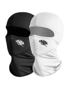 1/2pcs Balaclava Hat, Cycling Headwear, Single Hole Breathable Quick-Dry Elastic Beanie, Suitable For Cycling In Summer - Multicolor - View 5