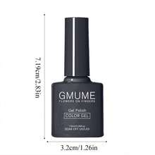 GMUME 7.5毫升深灰色凝胶指甲油，炭灰色调，Morandi Color可卸UV/LED美甲凝胶，一瓶一色，所见即所得，专业沙龙品质，持久耐用，秋冬系列，冷色调，DIY家用美甲用品，指甲油。 - 深灰色 - 查看 3
