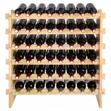 Porte-bouteilles de vin et porte-verres à vin - Kaki - Voir 5