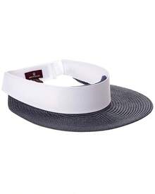 Bruno Magli Straw Visor - Blue - View 2