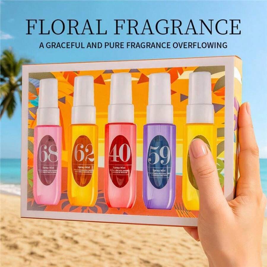 1pc/3pcs/4pcs/5pcs 40ml Brazilian Collection Spray Mist With Gift Box, Limit Edition Aromatherapy Indoor, Outdoor Air Freshener Fragrance Multi-Layered Heightened State Of Bliss Spray With Long Lasting Natural Fresh Charming Essentials, Releasing Elegant Janeiro Vanilla Coconut Floral Fruity Citrus Wood Aquatic Ocean Sea Scent For Dating, Party, Gathering, Traveling, Holiday, Home, Hotel, Office, Ideal Gift For Family, Relatives And Friends - 多種香型 - 查看 1