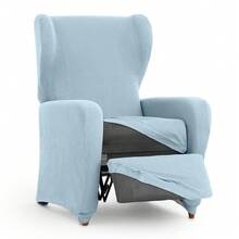 Kiva Universal And Versatile Recliner Chair Cover, Various Colors Available – Easy-To-Fit Protective Chair Cover For Backrest, Seat And Arms - Ulysses Biru Langit - View 9