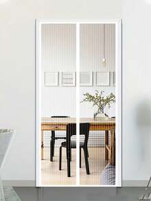 1pc Magnetic Screen Door, Magnetic Closure, Breathable, Thick Mesh, Pet Friendly, Suitable For Front Door, Sliding Door, Anti-Mosquito Screen, Anti-Mosquito Curtain, RV Accessories, Anti-Mosquito Net - Multicolor 1 - View 11