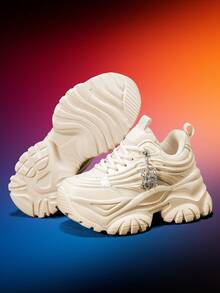 Women Casual Shoes - Beige - View 5