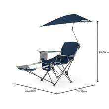 Sport-Brella BRE03-605-04-P Silla reclinable - Azul Medianoche - Ver 4