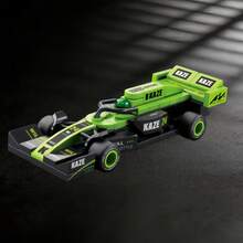 DIY Creative Educational Building Block Racing Car Series, Includes: White & Red Racing Car, Pink Racing Car, Blue Racing Car, Green Racing Car, Orange Racing Car And Red Racing Car With Multiple Elements. ABS Material, Tight Interlocking Particles, Not Easy To Disassemble. Built-In Inertial Pull-Back Module, With Stickers, Children's Building Block Toy Set, Suitable For Desktop And Car Decoration, Classroom Reward Small Gift, Gift For Kids, Graduation Season, Back To School, Fashionable Gift For Friends. Hot Selling Series - 彩色 - 查看 15