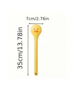 1pc Long Handle Silicone Bath Brush - Soft Bristle Exfoliating Massager For Back, Suitable For All Skin Tones, Durable And Easy To Clean Household Bathing Tool, Convenient Design, Hygienic Material, Essential For Home SPA - Multicolor - View 8