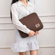 Túi đựng laptop 14 inch, bao đựng laptop 14 inch tương thích với MacBook Pro, HP, HP Stream, Latitude, IdeaPad, túi đựng máy tính dọc bằng polyester dành cho nữ. - Xem 8