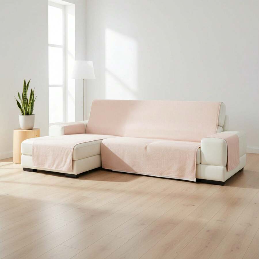 Kiva Funda Sofá Chaise Longue Tamaño Normal Izquierda, Varios Colores Disponibles - Funda Sofá ChaiseLongue Fácil Colocación con Gomas Elásticas Compatible con Sofás Chaise Longue Izquierda o Derecha - Envío GRATIS ✅ Entrega 24/48h a España (península) - Teja Aqua - Ver 1