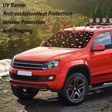 1 pieza Parasol de coche con diseño de flor de cerezo rosa, parasol de coche de verano para bloquear la luz solar, los rayos UV y el calor, proteger el interior del coche - Flores de cerezo - Ver 2