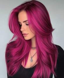 COSMI MILANO MADE IN SPAIN 125ML SPRAY COLORANTE CAPELLI TEMPORANEO 125ML 5 COLORI VIVACI FACILE DA APPLICARE E RIMUOVERE CON SHAMPOO FORMULA LEGGERA DUREVOLE E DELICATA SUI CAPELLI PER LOOK CREATIVI FESTIVAL E SERATE SPECIALI STILE UNICO E PERSONALE - FUCSIA 205x1pz - Visualizzare 2