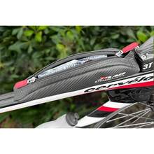 Aerodynamic Top Tube Bag Bolt Mounted Bike Bag For Triathlon Gravel Bikes MTB Road Bikes Lightweight Waterproof Bicycle Front Frame Storage Bag Cycling Racing Pouch - 1 - View 6