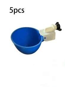 自动家禽饮水器套装（不含水桶） - 大号蓝色鸡用饮水杯，适用于鸡、鸭、鹅、火鸡和兔子 - 餵水器 - 查看 7