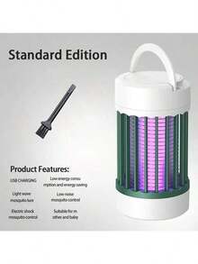 Dispositivo repelente de mosquitos alimentado por USB, repelente de insectos portátil para exteriores, adecuado para el hogar, hotel, dormitorio, gran regalo para la familia - Multicolor 1 - Ver 8