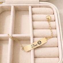 Personalized Children's Bracelet With Baby's Name + Team Accessory, Gold, Durable Birthday Gift - <時代雜誌>聖保羅 - 查看 5