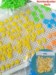 296片蘑菇钉DIY玩具，儿童益智3D拼图板，蘑菇钉板玩具，592片创意马赛克钉板带收纳盒，296+84片数字字母钉，男孩女孩生日圣诞礼物，学前动手思维能力训练，3-6岁彩色粒子拼图玩具 - 蘑菇釘 - 查看 7