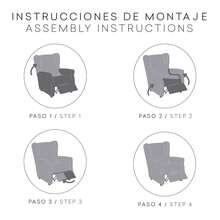 Kiva Universal And Versatile Recliner Chair Cover, Various Colors Available – Easy-To-Fit Protective Chair Cover For Backrest, Seat And Arms - 布朗.尤利西斯 - 查看 7