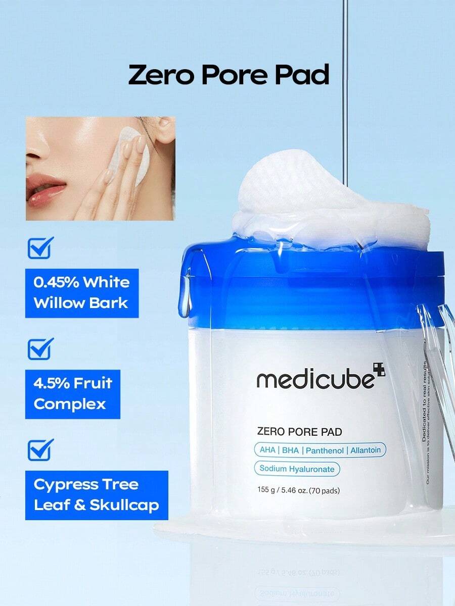 Medicube - Zero Pore Pad 2.0 (70 Pads) - White - View 1