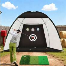 10x7ft Golf Practice Net Golf Hitting Aid Training Driving Chipping Indoor Out - Multicolor - View 4