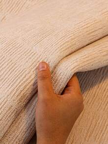 1pc Geometric Anti-Slip Sofa Cover, Suitable For All Seasons, Dust-Proof Sofa Slipcover, Pet-Friendly And Anti-Scratch Sofa Seat Cover, Machine Washable, For Room Decor, Fits L-Shaped Sofa, Single Sofa, Loveseat, 3-Seater Sofa, 4-Seater Sofa And Modular Sofa (Sold Separately) - Beige - View 6
