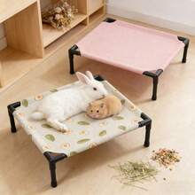 1pc Removable, Breathable, Wear-Resistant, Anti-Slip Pet Mat, Suitable For Hamsters, Rabbits, Cats, Rabbits And Small Pets, All Season Sleep Pad - View 3