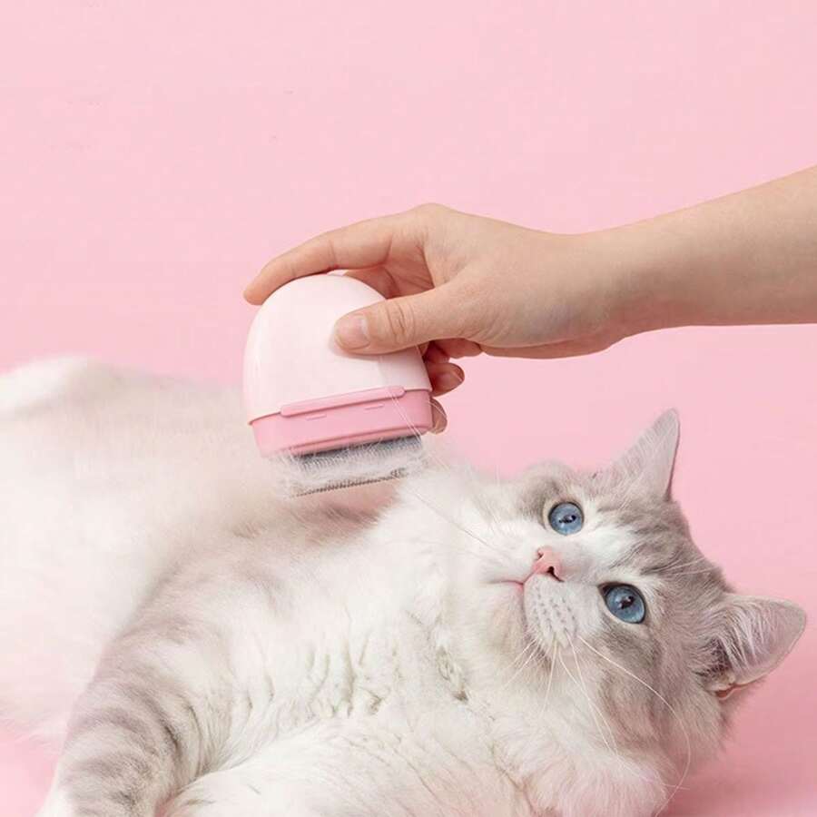 1 chiếc bàn chải loại bỏ lông rụng cho thú cưng, bàn chải massage chải chuốt cho mèo và chó, dụng cụ tự làm sạch lông, dụng cụ chải chuốt thú cưng không gây trầy xước, phù hợp cho người yêu thú cưng. - Nhiều màu - Xem 1