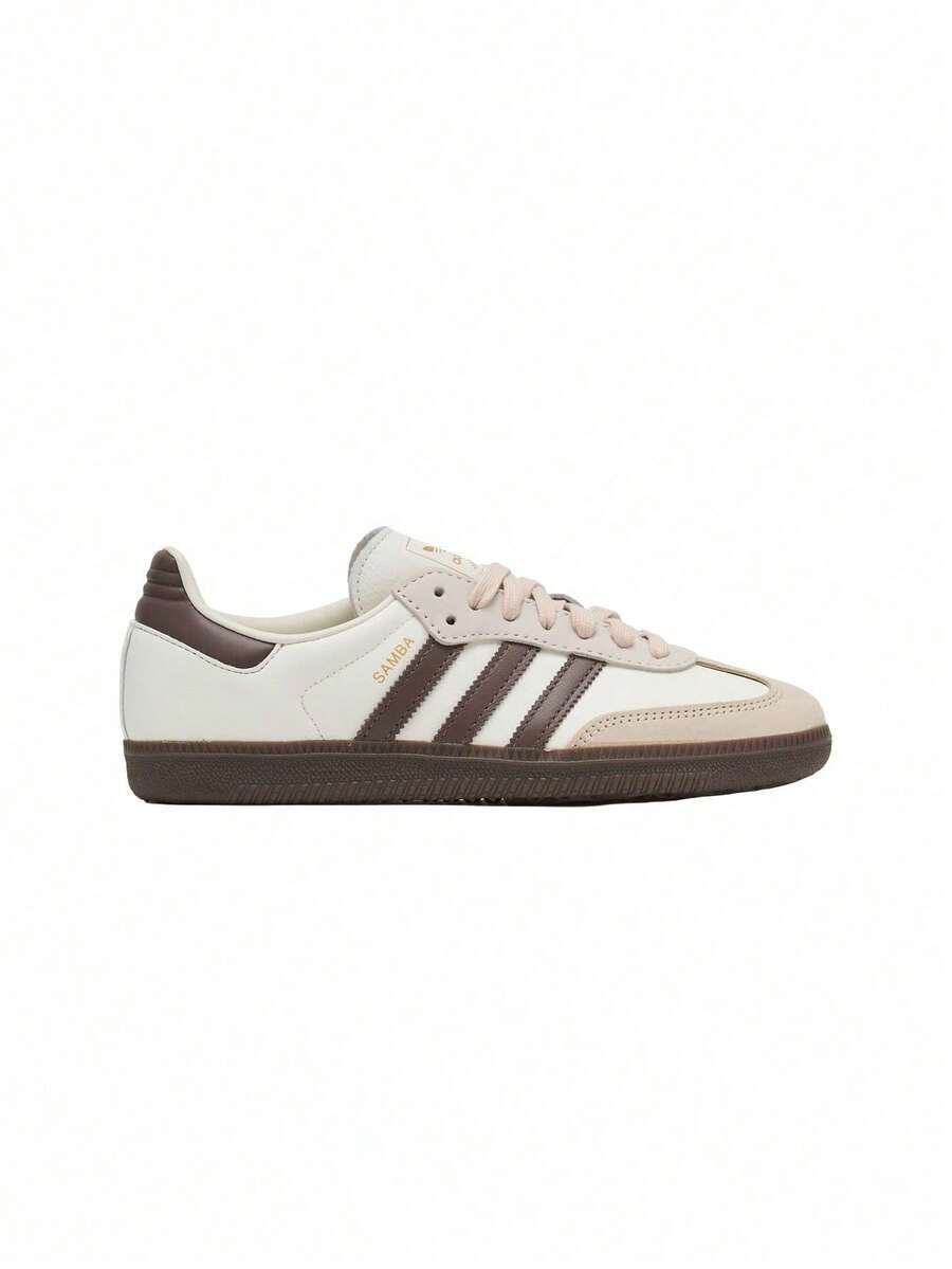 Adidas Samba OG Women's Sneakers White / Earth Strata / Gum JQ1297 - Off White / Earth Strata / Gum - View 1