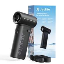 JISULIFE Life9 Mini Portable Fan, 3600mAh Rechargeable, 5 Speed Turbo Air, Travel Essential, Vacation Essentials, Bridesmaid Gifts - Handheld - View 13