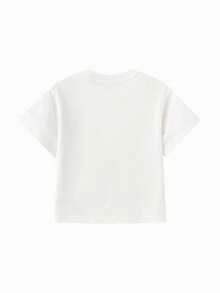 Balabala Áo thun cotton mùa hè cho trẻ em 2026, áo tay ngắn 100% cotton mềm mại, nhẹ và thoáng khí, thích hợp mặc hàng ngày. - Benbai - Xem 5