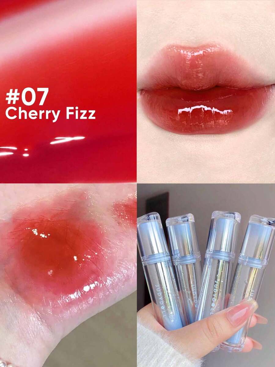 JUDYDOLL 水感唇釉 2.4g 冰鐵水感唇釉精華 鏡面唇釉 不沾杯 顯色豐潤 護唇 個人使用 禮物 初學者 海灘 旅行 假期 約會 校園 工作