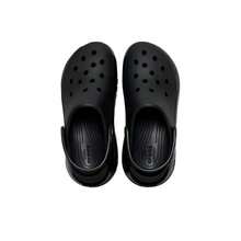 Crocs 镂空木屐 Mega Crush 木屐 EVA 木屐，2.4 英寸厚底，经典木屐款式，黑色 207988-001 - 207988-001 - 查看 4