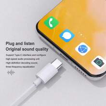兼容苹果 16 Pro 的 USB-C 耳机，Type-C 有线耳机，带麦克风和线控，HiFi 立体声，适用于 17/16 Pro/PM/15、Galaxy S23/S22/S21/Ultra、Note 10/20、Pixel 7/6/6。 - 查看 2