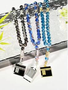 1pc 33 Beads New Style Tasbih Bracelet, Fashionable Pendant Rosary Beads, Exquisitely Polished, Suitable For Gifting Or Personal Use - Multicolor - View 7