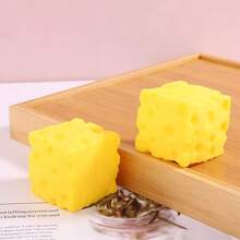 1pc Large Soft Squeeze Cheese Block, Adult Gag Gift, Adult Stress Relief Sensory Toy - Sunshine Entertainment - A - View 9