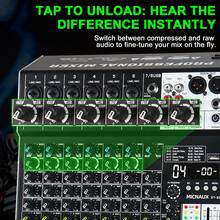 Audio Mixer 10/8/6/4 Channel Professional Sound Mixer Console With 99 DSP Effects, Mixing Board DJ Mixer W/USB, Bluetooth, 48V Power Supply, PAD Button For Recording Karaoke PA Drum Live Music - X1-8Channel - View 9
